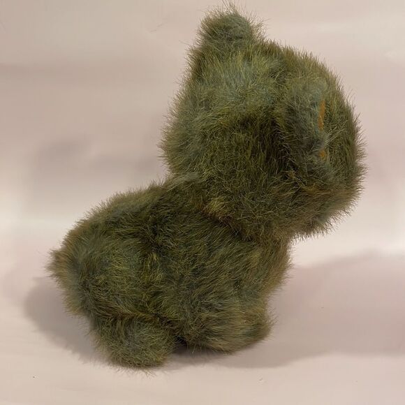 1992 Vintage 24K Special Effects Polar Puff dog terrier stuffed animal plaid EUC - Picture 5 of 9